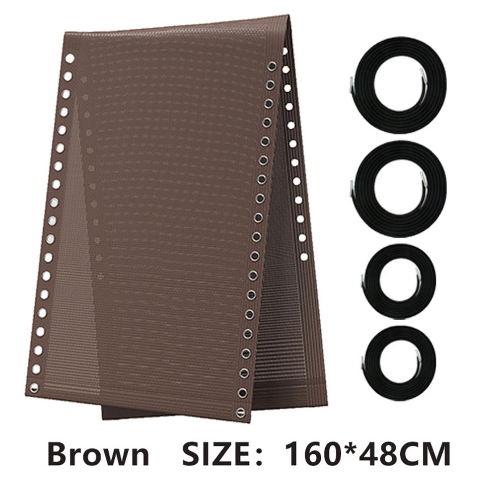 

Gravity Chair Replacement Fabric Cloth Recliner Repair Tool With Rope Strap 160x48cm Fabric Cloth For Terrace Outdoor Chair коричневий