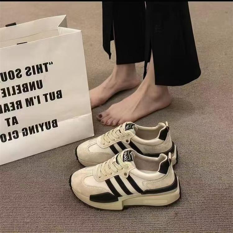 

2025 spring and summer Forrest Gump shoes new Korean version ins women s running casual shoes heightening shoes street shot 40 хакі