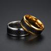 Men's Fashion Carbon Fiber Patch Ring Creative Personalized Finger Jewelry Accessory For Daily Wear