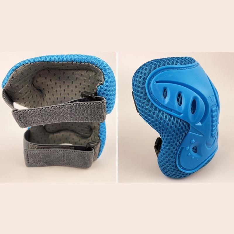 Adjustable Kids Roller Skating Protective Gear Set with Knee Pads Elbow Pads Wrist Guards for Girls and Boys Durable