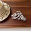 Halloween Bone Hair Clip for Girls Minimalist Y2K Style Metal Shark Clip Gothic Holiday Hair Accessories