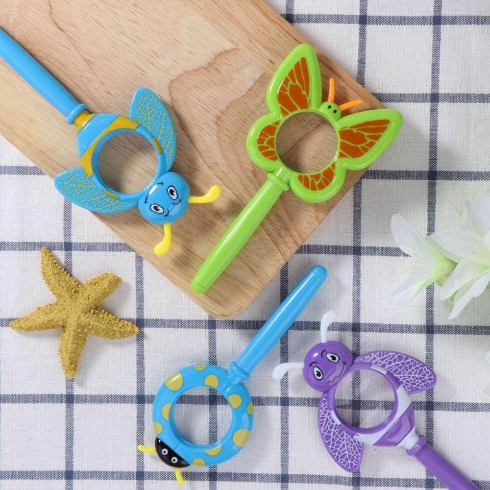 

Лупа для чтения мультфильм увеличительное стекло форма насекомых исследование обучающие игрушки увеличительное стекло