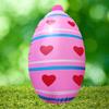 PVC Material Easter Party Decoration Heavy-Duty Plastic Inflatable Easter Egg  Children Favor