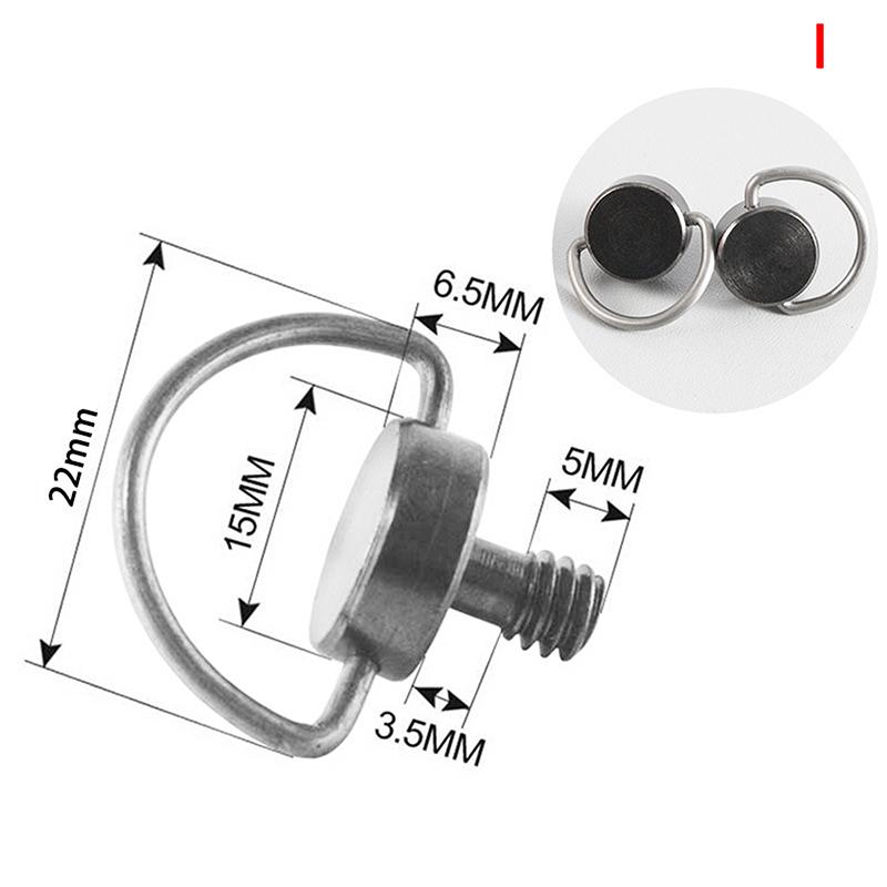 Șurub pentru cameră 1/4 pentru placa de eliberare rapidă Trepied adaptor cu inel în D pliabil de 1/4 inch