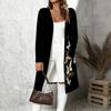 Plus Size Women Open Front Long Sleeve Loose Cardigan Soft Comfortable Everyday Outerwear