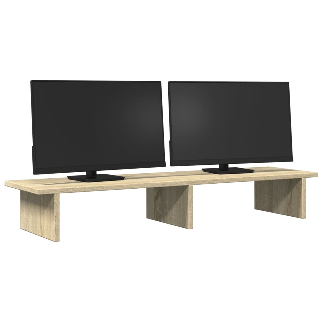 Vidaxl Podstawka Pod Monitor, Dąb Sonoma, 100X27X15 Cm