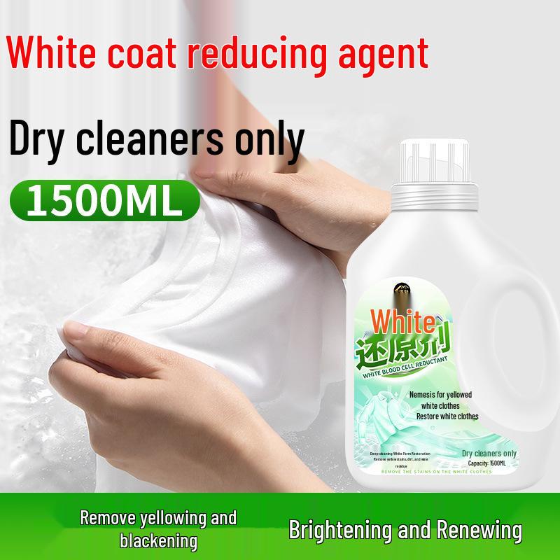Powerful Stain and Yellowing Remover for White Clothes – Restores Brightness Without Rubbing or Bleach