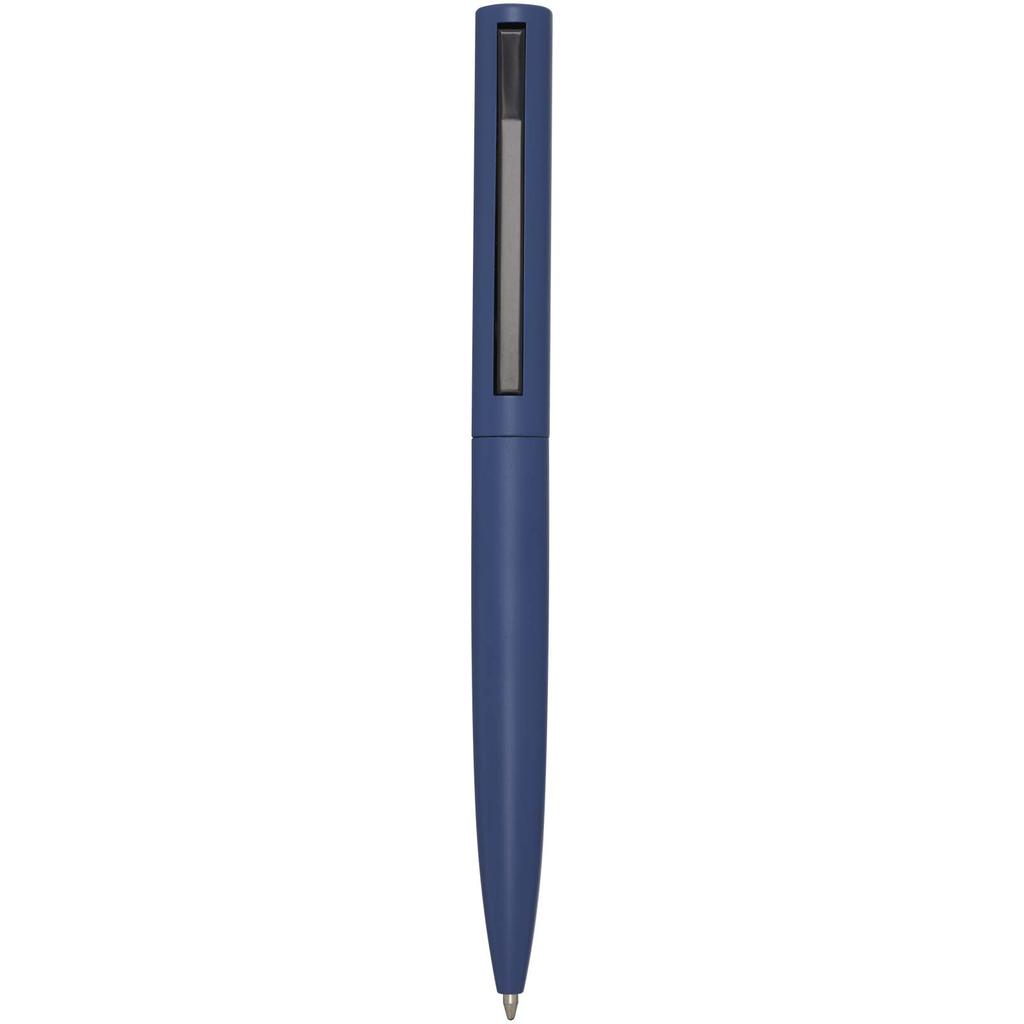 Pen of recycled aluminum "Juana" (black ink) Ocean blue