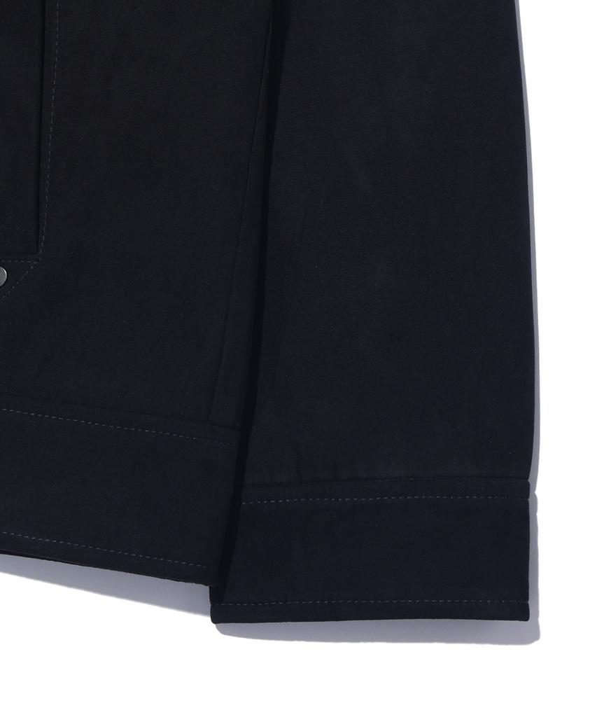 SIGNIFICANT Suede Harrington Jacket Lr1Ju005_Black
