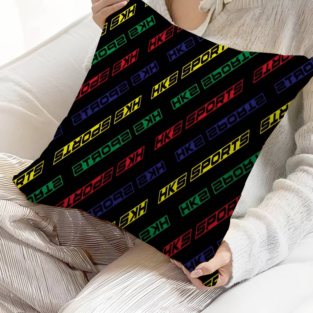 H-HKS R32 GT-R Personalized Pillow Cover Kids Bedroom Wild Party Decor Pillowcase kid Birthday shower Gift