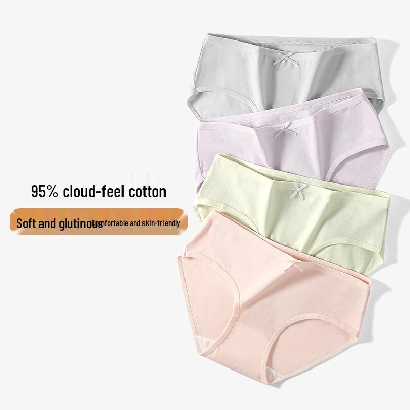 UNRSTND Women s Pure Cotton Briefs 4-Pack XXL