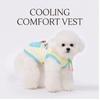 Striped Cooling Sun Protection Pet Clothes Breathable Summer Anti Shedding Outfit 5 Sizes Daily Outdoor Wear