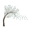 Tree Wall Decals Self Adhesive Removable PVC Wall Art Decor for Living Room Bedroom Sofa TV Background Classroom Home Decoration