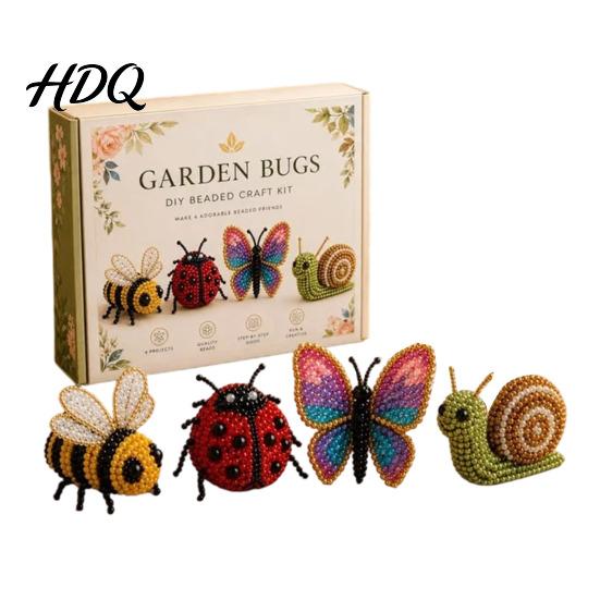 3D Beaded Animal DIY Kit Tiny Kit Beading with Instructions Handmade Colorful Bead Jewelry Cute Craft Set for Adults Beginners Teens Creative Arts