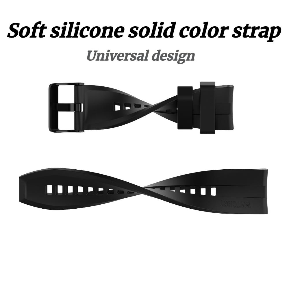 Universal 22MM Silicone WatchBand Strap For Huawei Watch GT GT2 GT3 GT4 GT5 Pro 46mm Smart Wristband For Polar Grit X / Vantage M Bracelet WirstStrap
