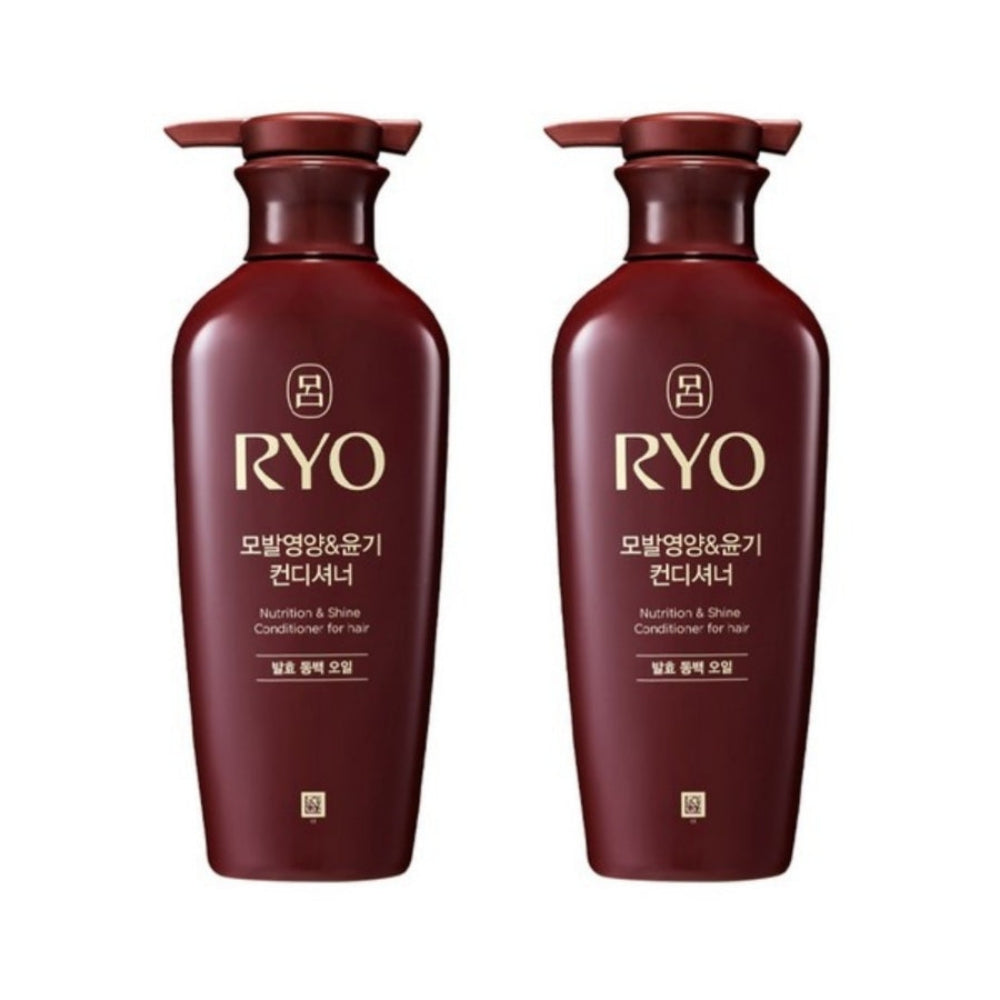Ryo Nutrition & Shine Balsam for Hår Fermentert Kameliaolje 400ml*1 stk/2 stk