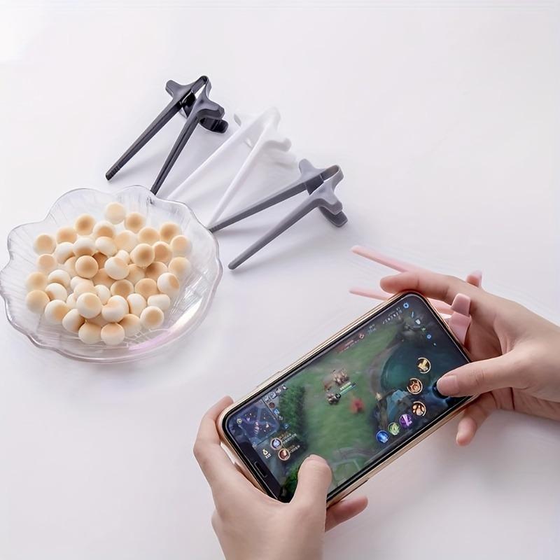 Creative Finger Food Clip Lazy Helper Chopsticks Game Playing Snacks No Mess Hand Chopsticks Finger Sleeve Food Clip