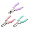 Single Hole Punch Ticket Punch Hole Pliers Puncher with Comfortable Grip for Paper Crafts Office Use Accessories