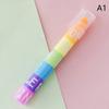 6 Farben Splice Mini-Bibel-Textmarker Vintage-Süßigkeitenfarben Gel-Textmarker Gel-Textmarker Trocken-Textmarker Stifte