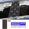 FOR HONDA Car Sticker Auto B-pillar Center Column Decor Cover Scratches Waterproof Sunscreen Vinyl Decals Accessories XL0