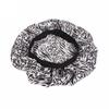 Elastic Wide Band Satin Sleep Bonnet Hair Loss Cover Bath Hair Cap Night Cap  Hair Wrap Accessories