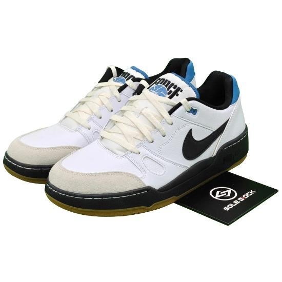 Nike Full Force Low White Black Aegean Storm - HJ7262-100 Men's Sizes