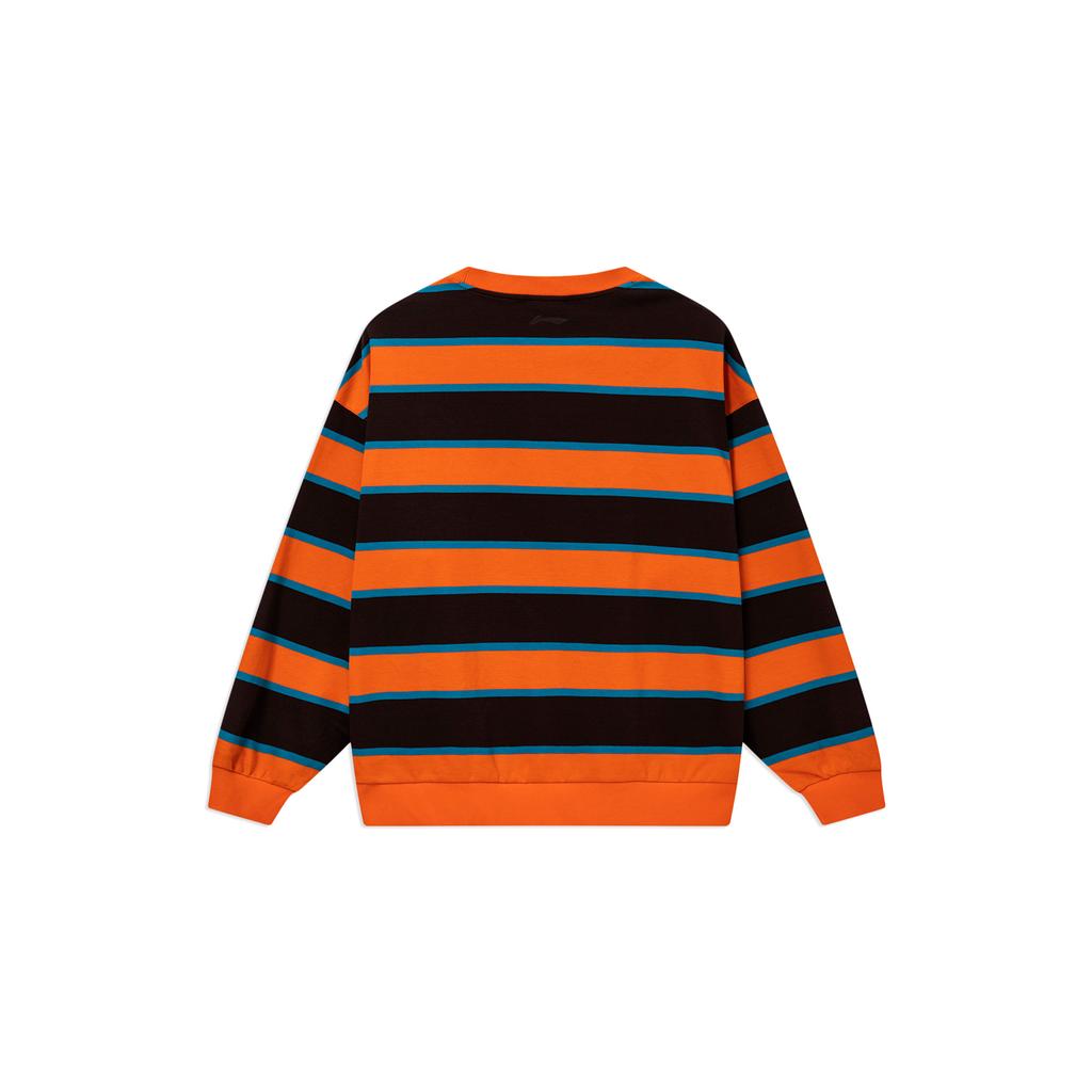 Li Ning Disney Sweatshirt Unisex Couple's Flame Orange AWDS601-3