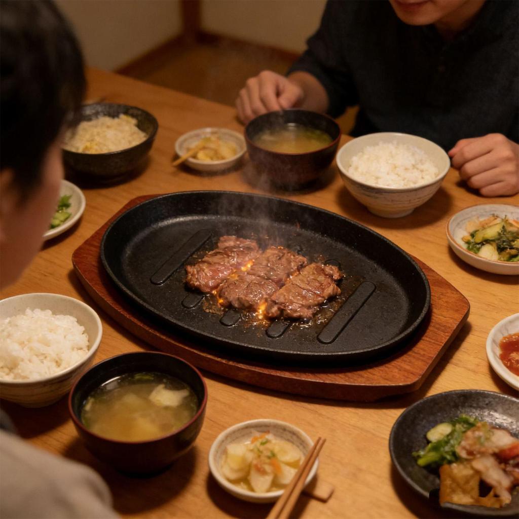 Cast Iron Oval Shape Restaurant Barbecue Plate Steak Sizzling Hot Pan Plate with Wooden Base Teppanyaki Grilled Fish Tray