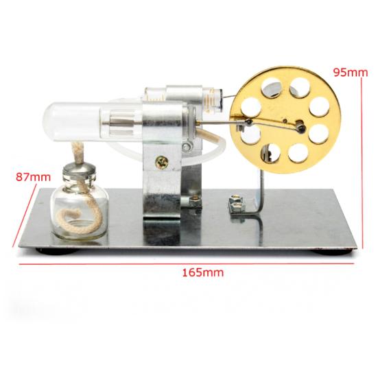 Hot Air Stirling Engine Model Electric Generator Motor Steam Power Physics Toy