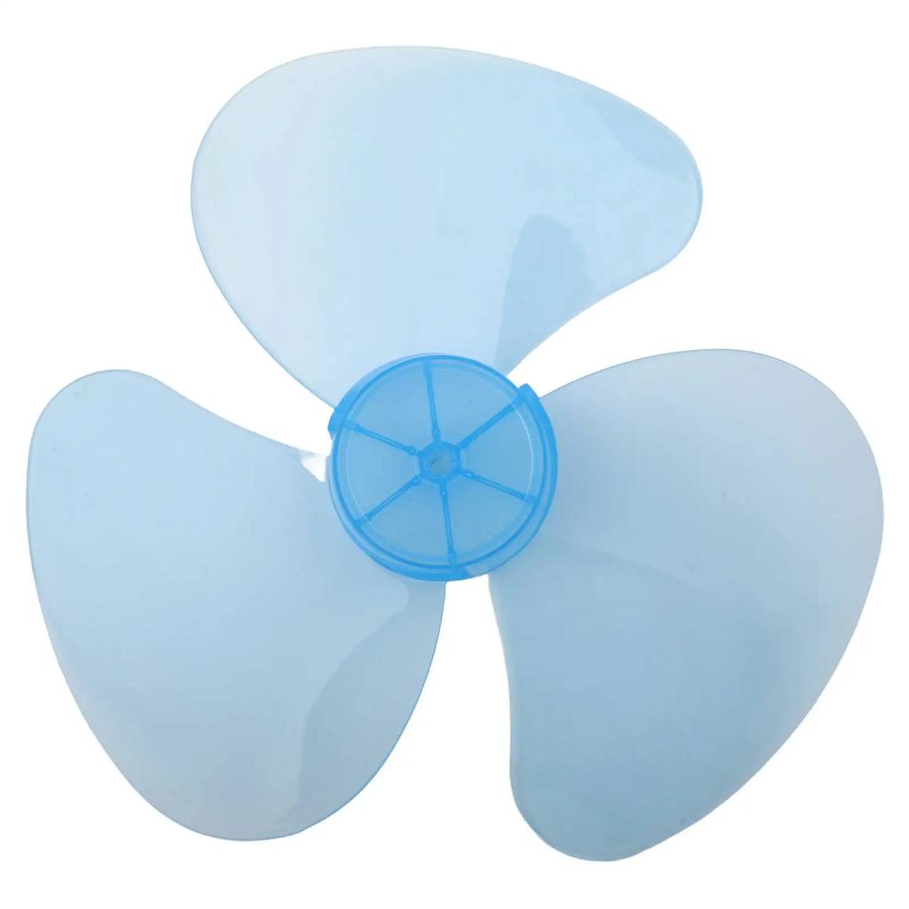 3 Leaves Fan Blade Plastic Fan Blade 8mm Diameter Central Round Hole Easy Installation Powerful Airflow For Wall Fans