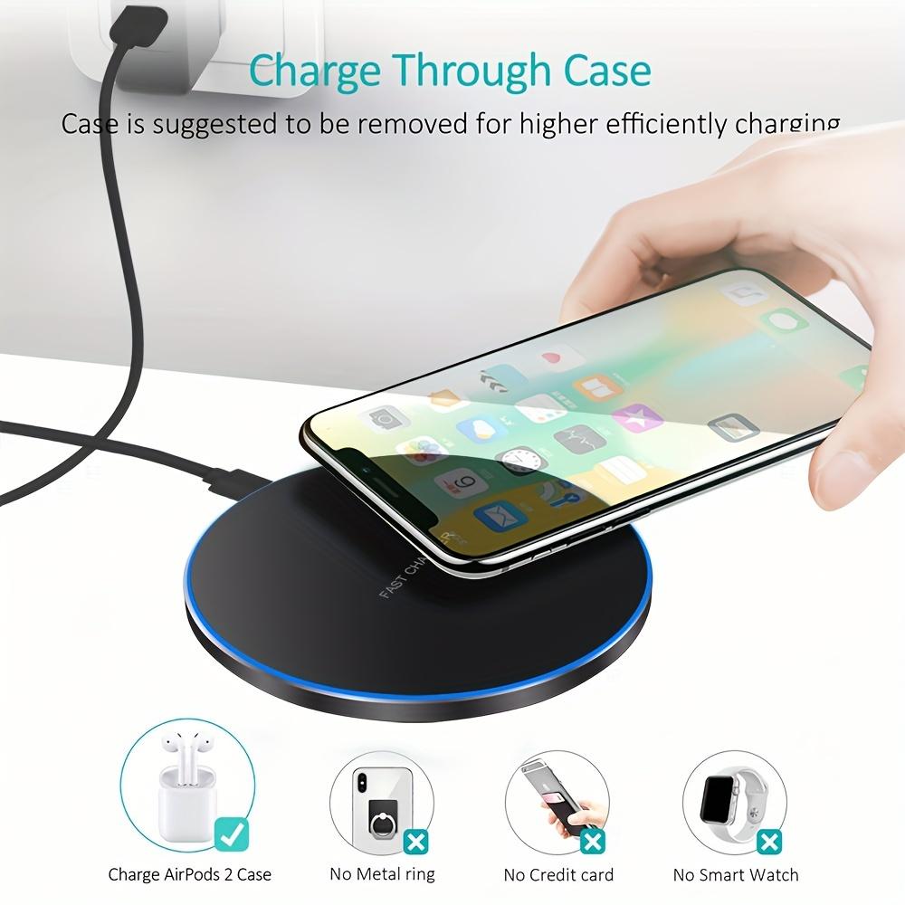 50W Fast Wireless Charger Pad for iPhone 14 13 12 11 Pro Max Samsung Galaxy S22 S21 S20 S10 S9 Xiaomi Wireless Charging Station