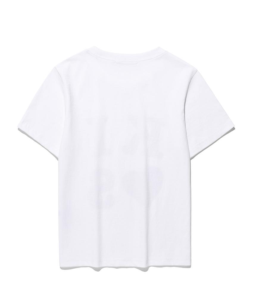 Kimseupeulesikoteunmakes Kiss Mar Dart Logo T-Shirt White