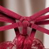 Sexy  perspective women's underwear lace fashion cross belt bundled thong embroidered G-String Girls Briefs Ladies Transparent