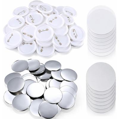So Button Badge Safety Pin Button Badge Set I'm Happy! Parts, Materials, Kit, Maker, 100-piece (44mm)