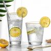 2pcs Sets Gold Edged Glass Cup Hammer Patterned Wine Glass Party Cocktail Glass Breakfast Milk Juice Beverage Cups Holiday Gifts