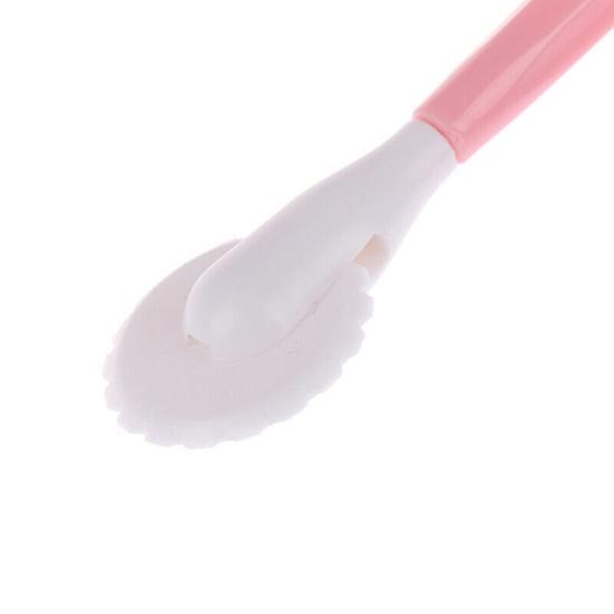 4 Stück Kuchen Schnitzmesser Doppelendiges Sicheres Plastik Entzückendes Teigschneider Set für Zuckerherstellung
