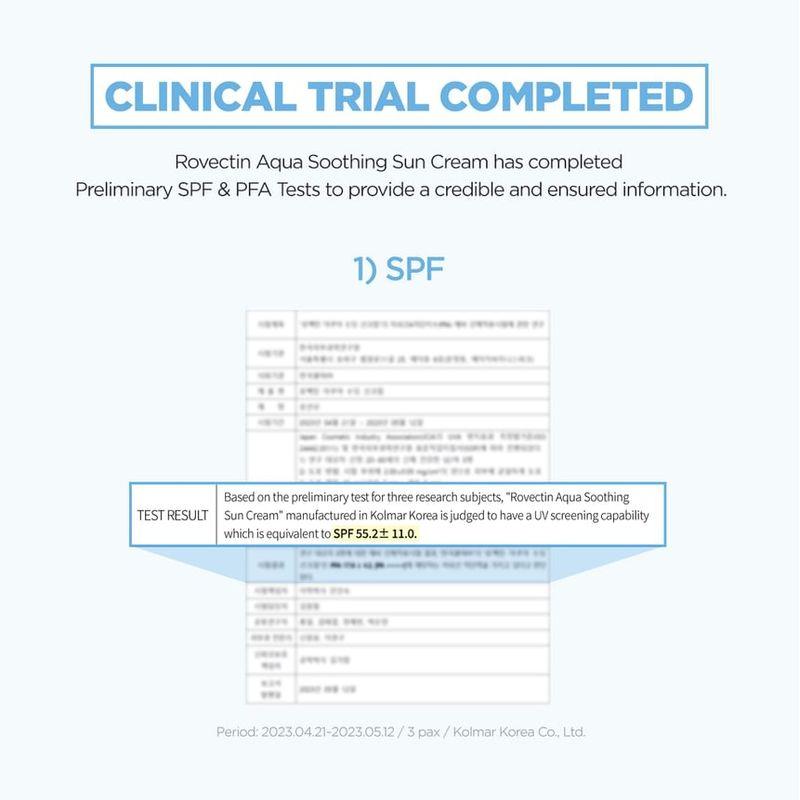 ROVECTIN - Aqua Soothing Sun Cream