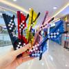 Trendy Pixel Mosaic Sunglasses for Men and Women - Creative 2D Funny Photo Props