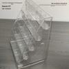Ultraman Acrylic Card Display Stand - Tiered Desktop Postcard Organizer with Divided Slots