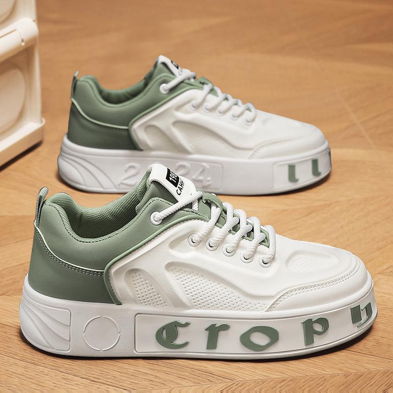 2025 winter breathable board shoes thin dirt-resistant versatile low-top thick-soled height-increasing super soft fashion mesh shoes casual shoes