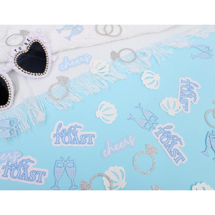 200psc Last Toast On the Coast Confetti - Last Toast Bachelorette Party Decorations, Ocean Bridal Shower Confetti, Beach and Coastal Bachelorette