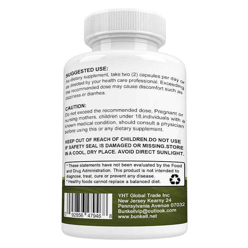 Kaffee-Grüne-Bohne-Extrakt 800mg Nahrungsergänzungsmittel, 120 Kapseln pro Flasche