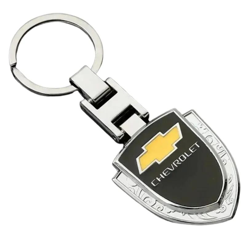 Fashion Alloy Car Keyring Key Chain Pendant Decoration for Chevrolet Aveo Cruze Malibu Captiva Optra Trax Lacetti Sail Silverado