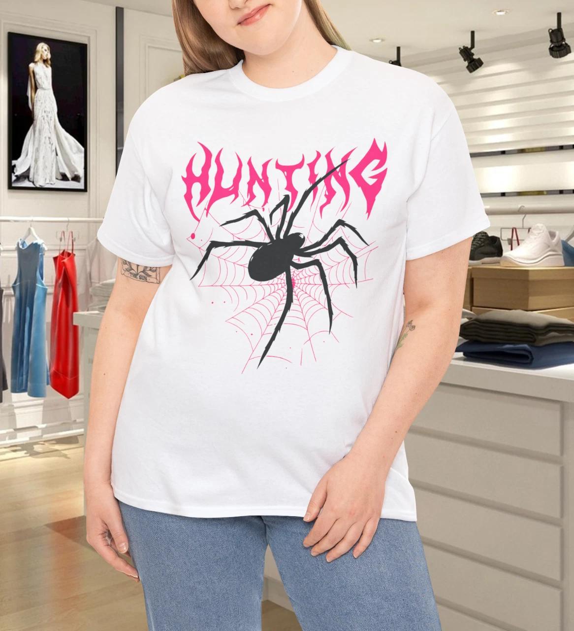 

HUNTING Spider Web Graphic T-Shirt S