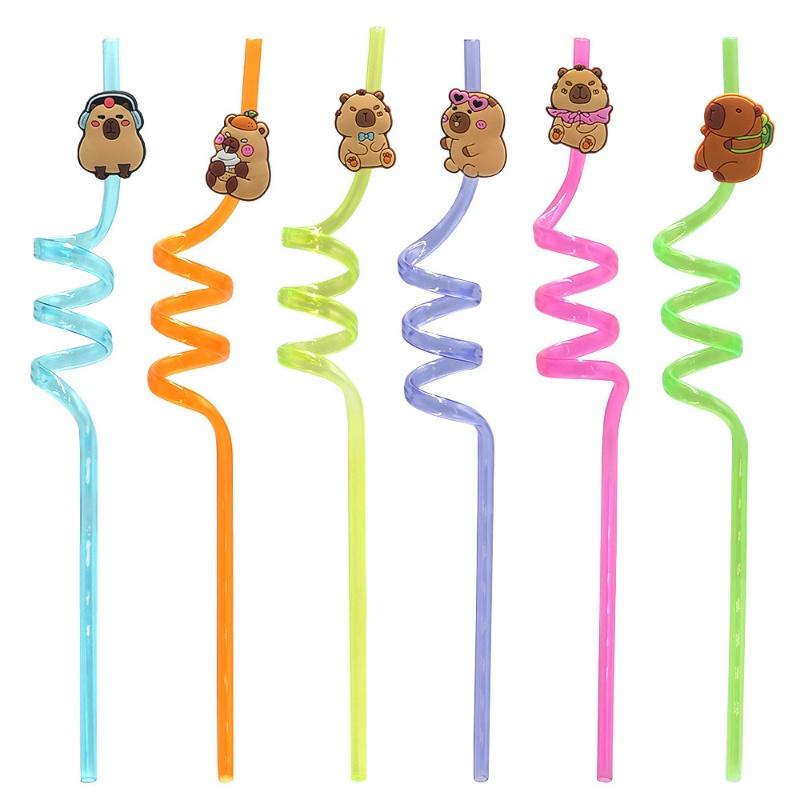 New Capybara Birthday Decoration Capybara Tableware Party Balloons Cups Plate Kit Banner Backdrop Cartoon Deco Supplies Set