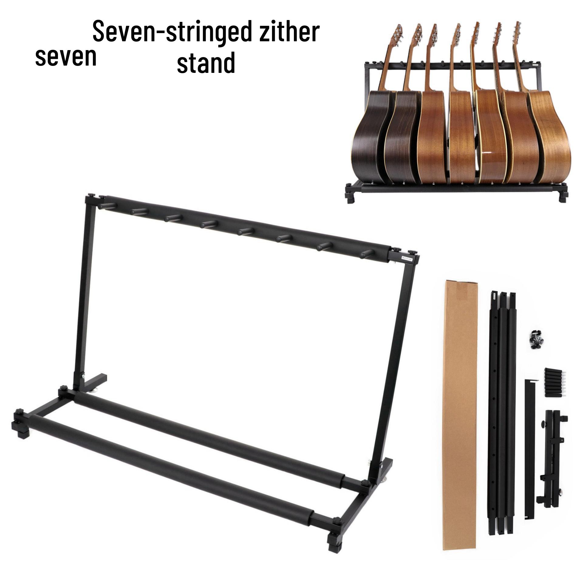 Detachable 7-Guitar Foldable Display Stand
