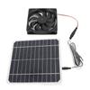 20W Solar Exhaust Fan Quiet Monocrystalline Solar Panel Ventilation Fan with Bracket for Chicken Coop Pet House
