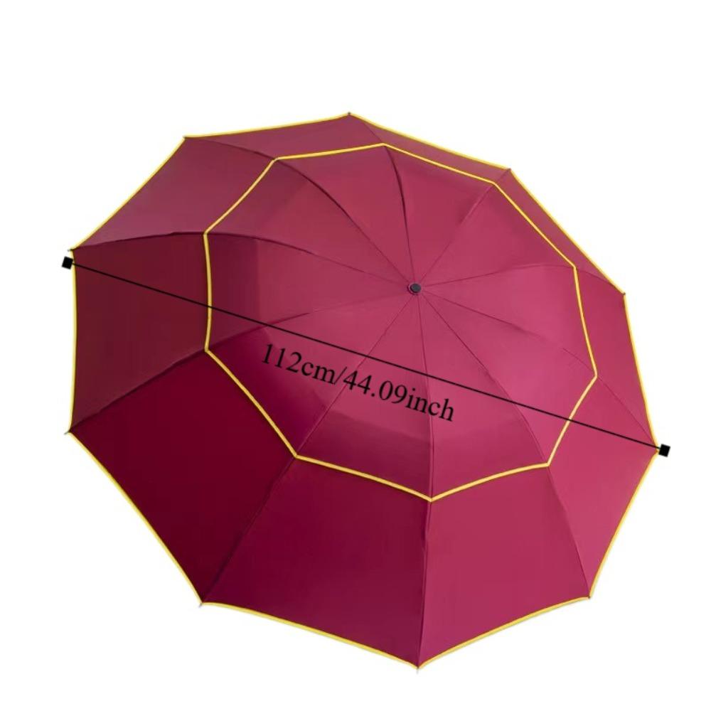 Rain Protection Wind Resistant Umbrella Folding Design Non-automatic Umbrella  Travel