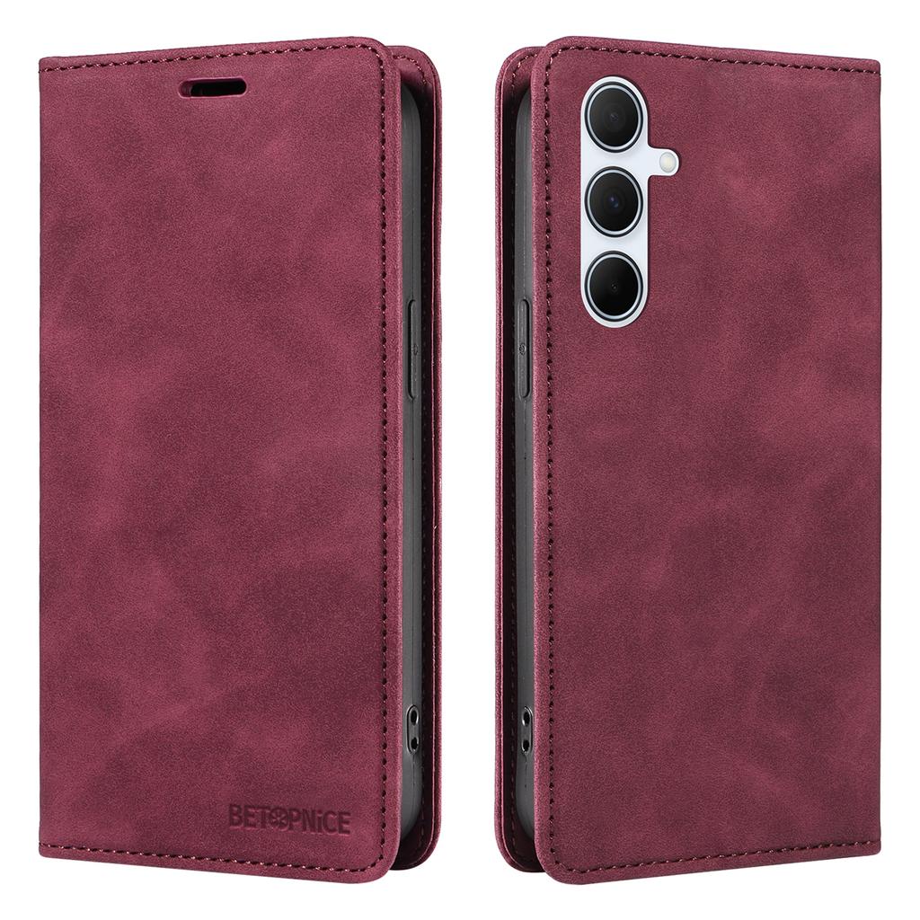 BETOPNICE 003 Dla Samsunga Galaxy A36 5G Etui portfelowe Skórzany pokrowiec na telefon ze stojakiem