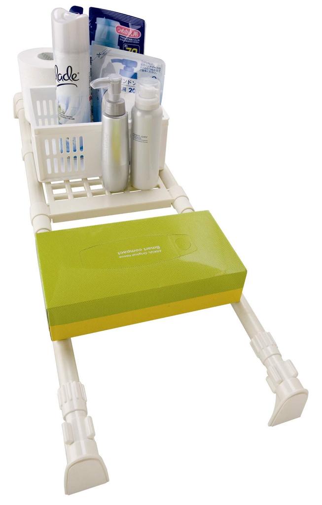Sekisui Plastics Co., Ltd. Sekisui Tension Shelf, Super Strong Mesh Rack Mini KMT, Mounting Range: Width 53-75cm, Depth 25cm